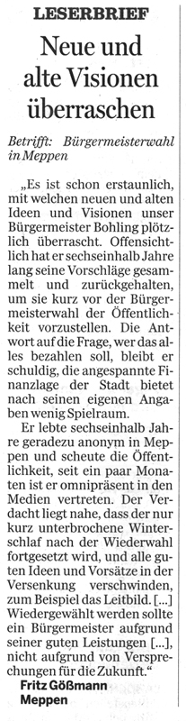 Pressebericht