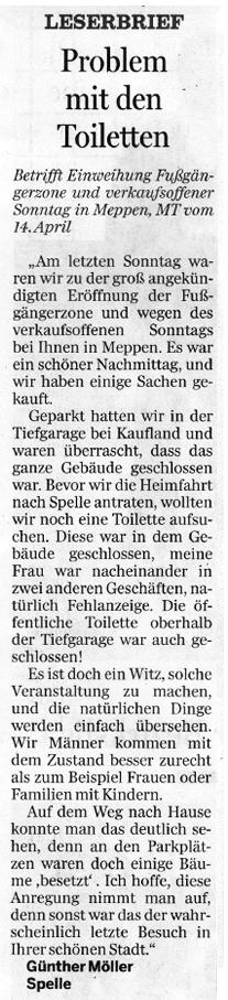 Pressebericht