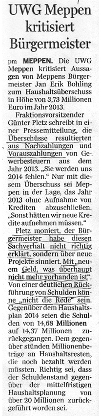 Pressebericht